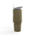 Insulated 40oz Travel Mug – Motivational Minds Logo, Double-Wall Stainless Tumbler with Straw & Handle Momentum