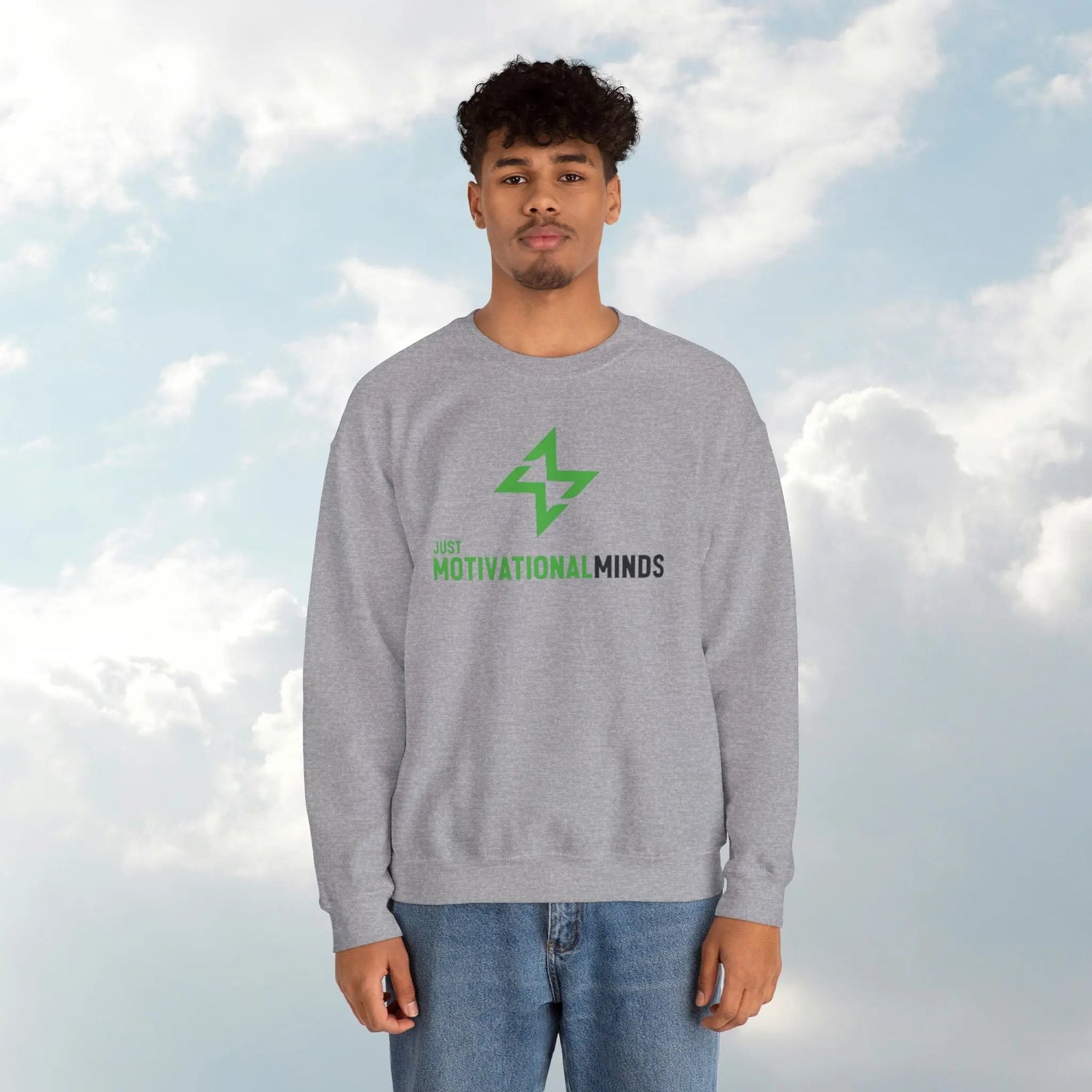 Motivational Crewneck Sweatshirt Printify