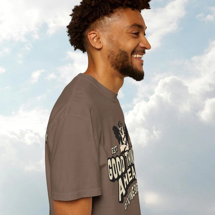 Good Things Ahead T-Shirt | Vintage Vibe, Unisex Tee, Divine Energy Shirt, Graphic Tee, Gift for Optimists Printify