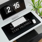 Motivational Desk Mat — "Dream Big. Work Hard. Stay Humble." Momentum