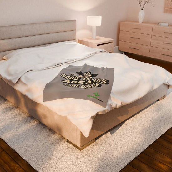 Good Things Ahead Angel Blanket | Velveteen Plush throw Momentum
