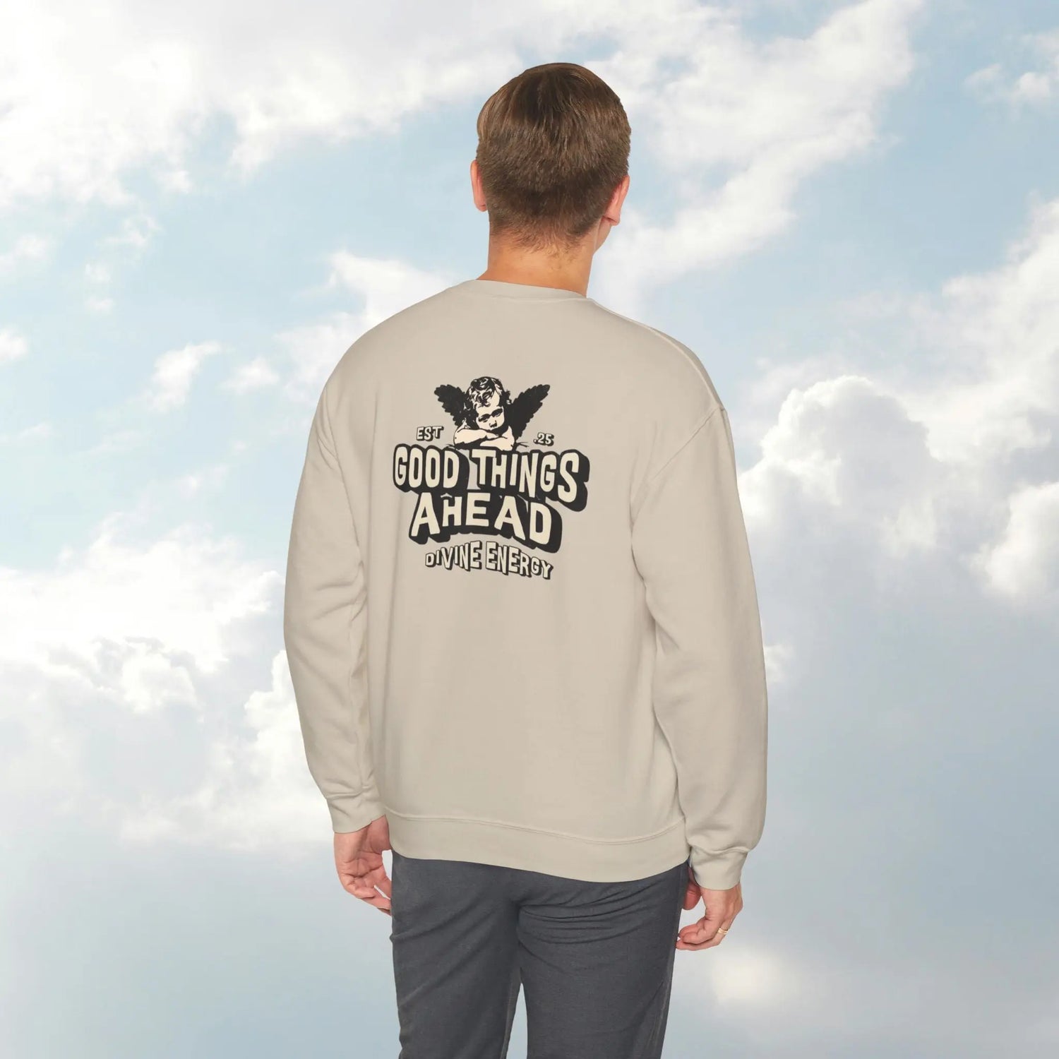 Motivational Crewneck Sweatshirt Printify