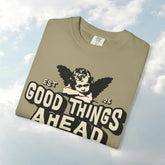 Good Things Ahead T-Shirt | Vintage Vibe, Unisex Tee, Divine Energy Shirt, Graphic Tee, Gift for Optimists Printify