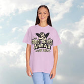 Good Things Ahead T-Shirt | Vintage Vibe, Unisex Tee, Divine Energy Shirt, Graphic Tee, Gift for Optimists Printify