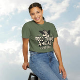Good Things Ahead T-Shirt | Vintage Vibe, Unisex Tee, Divine Energy Shirt, Graphic Tee, Gift for Optimists Printify