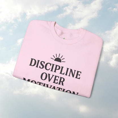 Motivational Crewneck Sweatshirt - Cozy Top for Gym, Self-Care, Fitness, Gifting, Inspirational Style