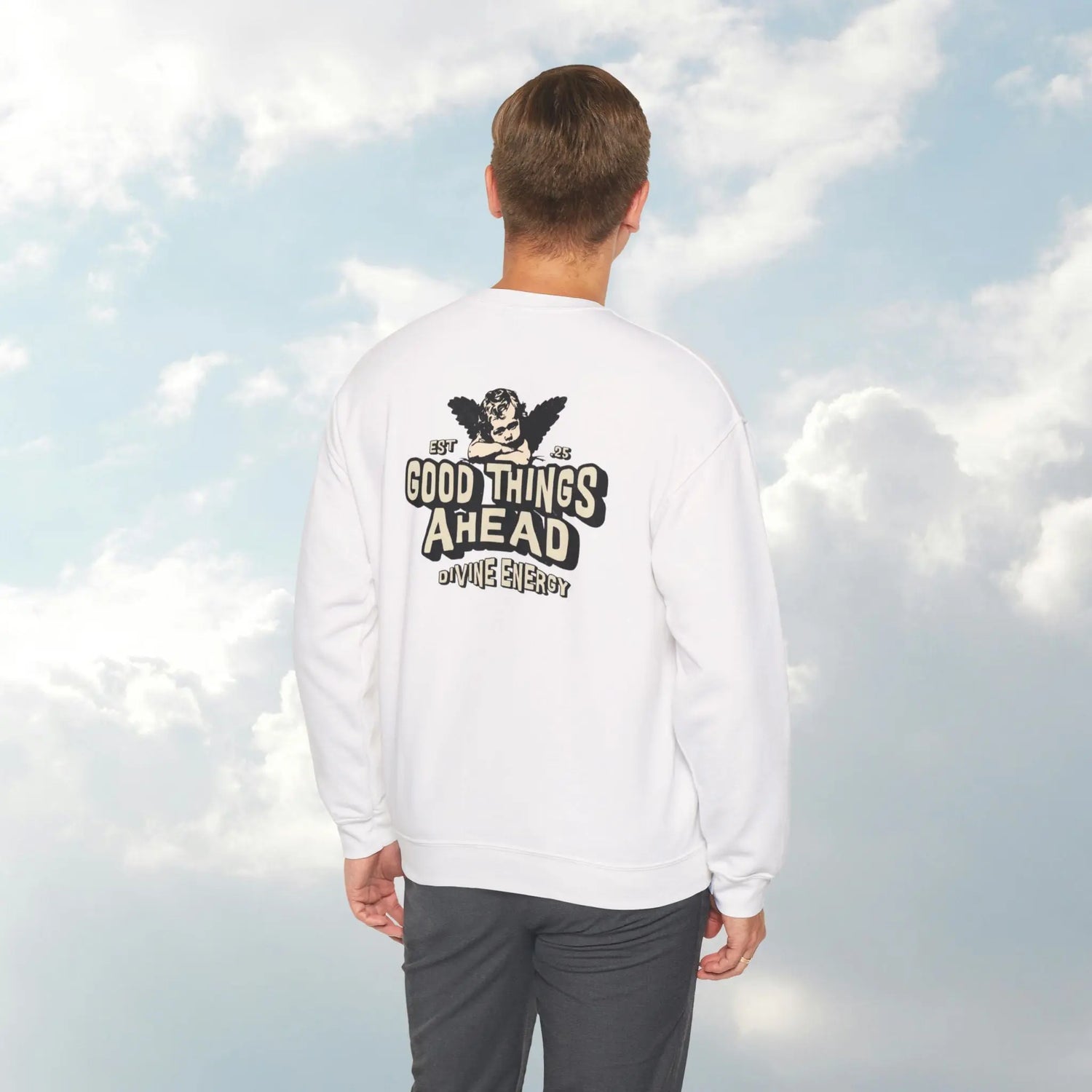 Motivational Crewneck Sweatshirt Printify