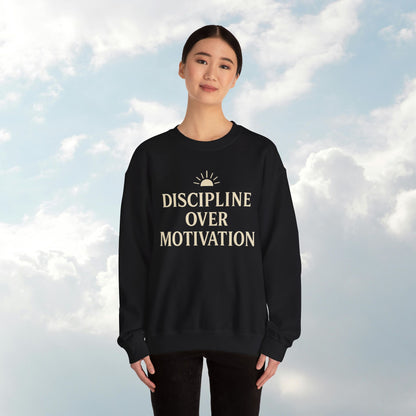Motivational Crewneck Sweatshirt - Cozy Top for Gym, Self-Care, Fitness, Gifting, Inspirational Style
