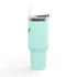Insulated 40oz Travel Mug – Motivational Minds Logo, Double-Wall Stainless Tumbler with Straw & Handle Momentum