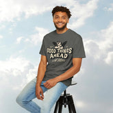 Good Things Ahead T-Shirt | Vintage Vibe, Unisex Tee, Divine Energy Shirt, Graphic Tee, Gift for Optimists Printify