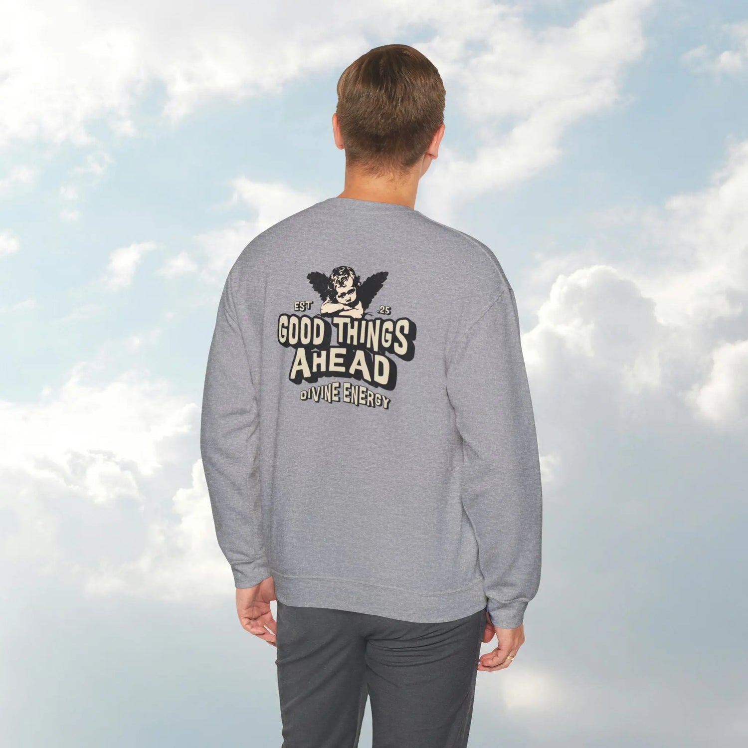 Motivational Crewneck Sweatshirt Printify