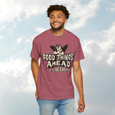 Good Things Ahead T-Shirt | Vintage Vibe, Unisex Tee, Divine Energy Shirt, Graphic Tee, Gift for Optimists Printify