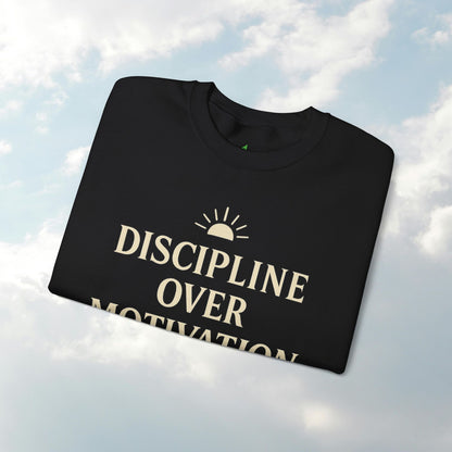 Motivational Crewneck Sweatshirt - Cozy Top for Gym, Self-Care, Fitness, Gifting, Inspirational Style