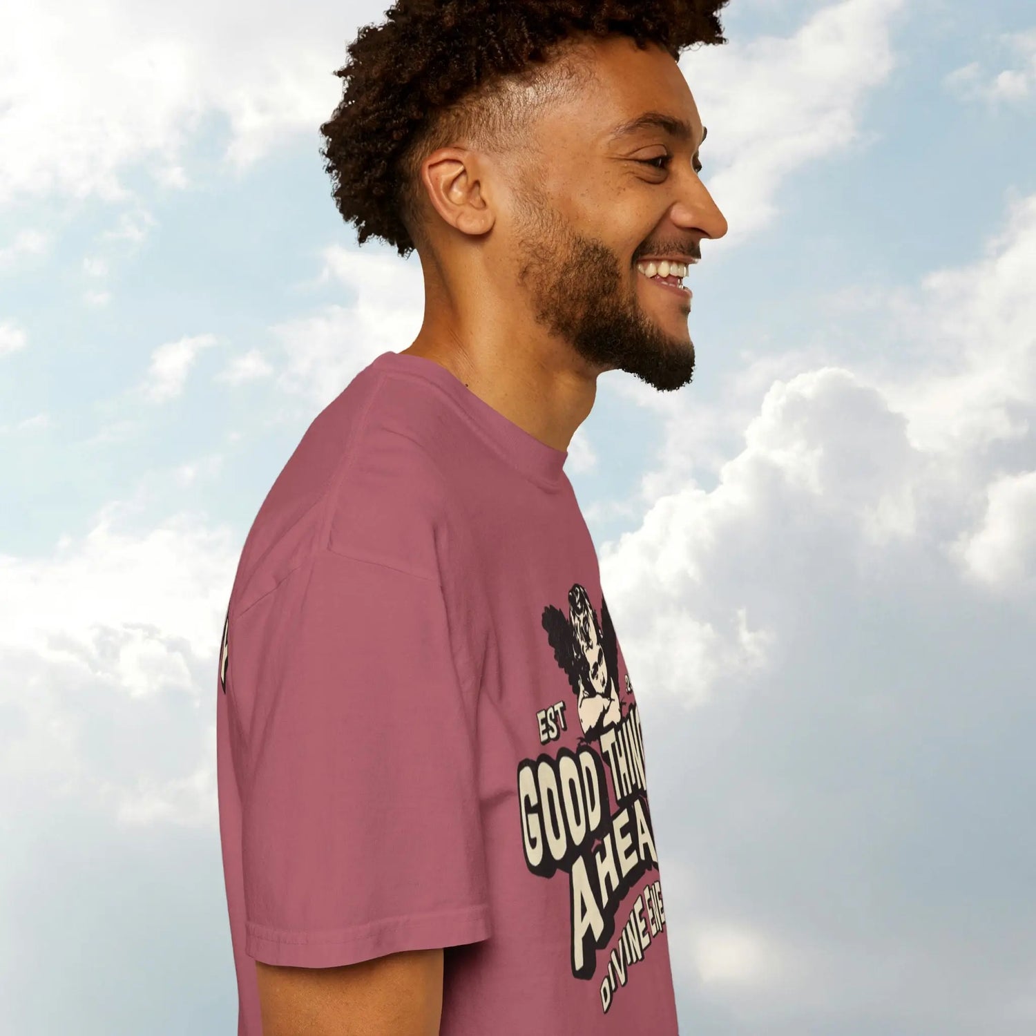 Good Things Ahead T-Shirt | Vintage Vibe, Unisex Tee, Divine Energy Shirt, Graphic Tee, Gift for Optimists Printify