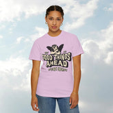 Good Things Ahead T-Shirt | Vintage Vibe, Unisex Tee, Divine Energy Shirt, Graphic Tee, Gift for Optimists Printify