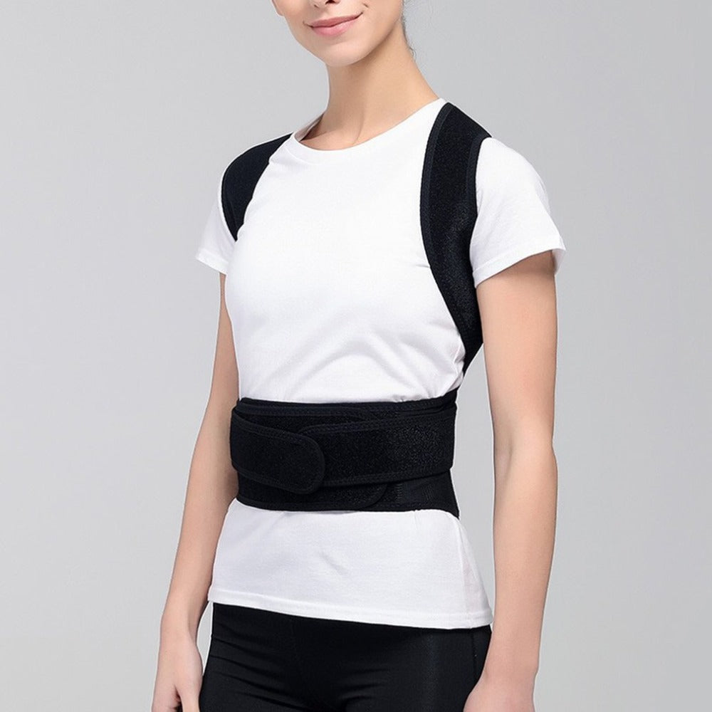 Adjustable Posture Corrector Brace for Back & Shoulder Support – Fix Slouching, Reduce Neck & Upper Back Pain