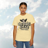 Good Things Ahead T-Shirt | Vintage Vibe, Unisex Tee, Divine Energy Shirt, Graphic Tee, Gift for Optimists Printify