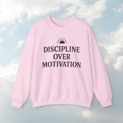 Motivational Crewneck Sweatshirt - Cozy Top for Gym, Self-Care, Fitness, Gifting, Inspirational Style