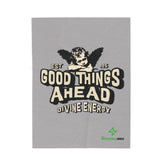 Good Things Ahead Angel Blanket | Velveteen Plush throw Momentum