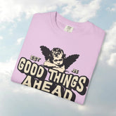 Good Things Ahead T-Shirt | Vintage Vibe, Unisex Tee, Divine Energy Shirt, Graphic Tee, Gift for Optimists Printify