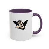 Cherub Angel Accent Coffee Mug — Vintage Cherub Design, 11oz & 15oz Momentum