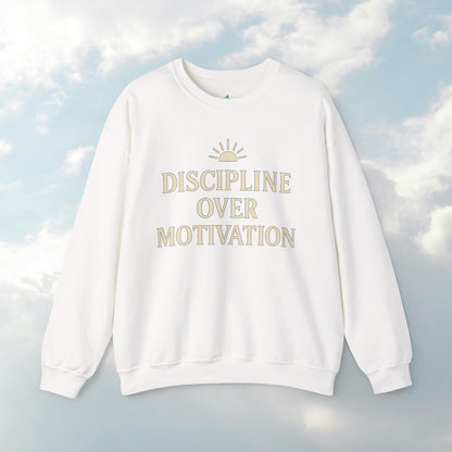 Motivational Crewneck Sweatshirt - Cozy Top for Gym, Self-Care, Fitness, Gifting, Inspirational Style