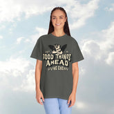 Good Things Ahead T-Shirt | Vintage Vibe, Unisex Tee, Divine Energy Shirt, Graphic Tee, Gift for Optimists Printify