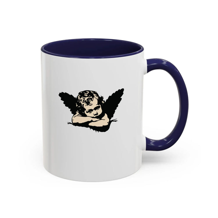 Cherub Angel Accent Coffee Mug — Vintage Cherub Design, 11oz & 15oz Momentum