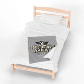 Good Things Ahead Angel Blanket | Velveteen Plush throw Momentum