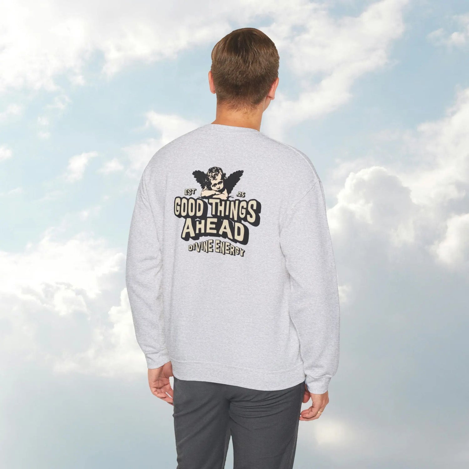 Motivational Crewneck Sweatshirt Printify