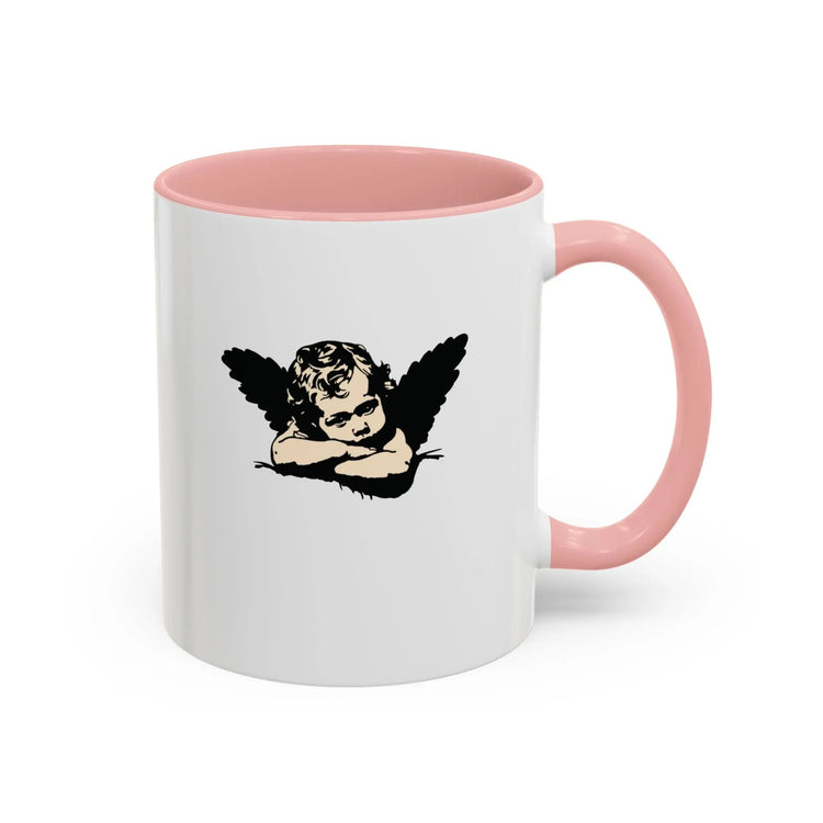 Cherub Angel Accent Coffee Mug — Vintage Cherub Design, 11oz & 15oz Momentum