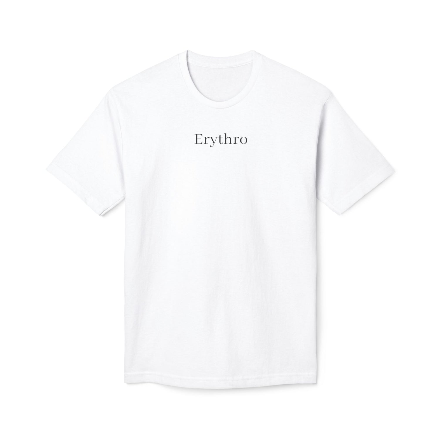 Erythro Heart T-Shirt — Glossy Red Heart Graphic Tee