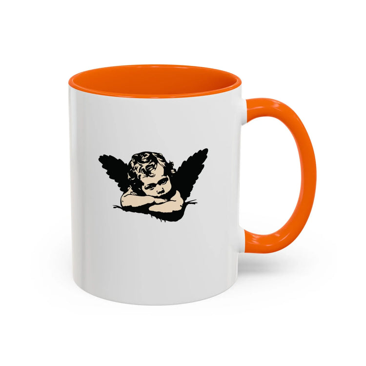 Cherub Angel Accent Coffee Mug — Vintage Cherub Design, 11oz & 15oz Momentum