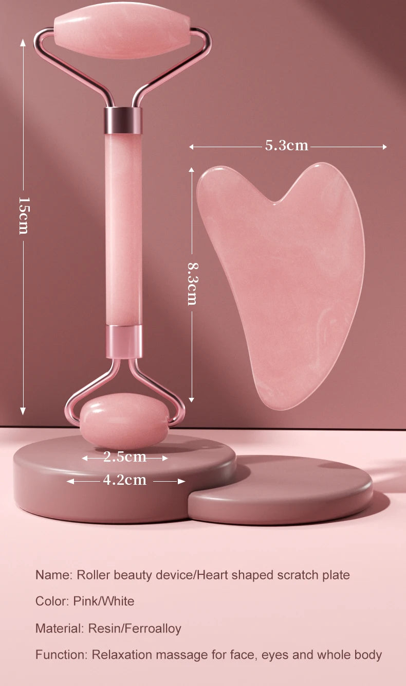 Roller for Face Neck Eye Resin Facial Massage Instrument Health Care Scraping Board Muscle Beauty Skincare Tools