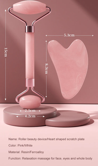 Roller for Face Neck Eye Resin Facial Massage Instrument Health Care Scraping Board Muscle Beauty Skincare Tools