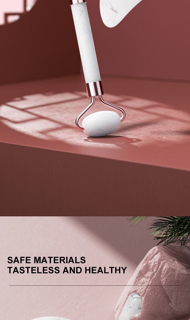 Roller for Face Neck Eye Resin Facial Massage Instrument Health Care Scraping Board Muscle Beauty Skincare Tools