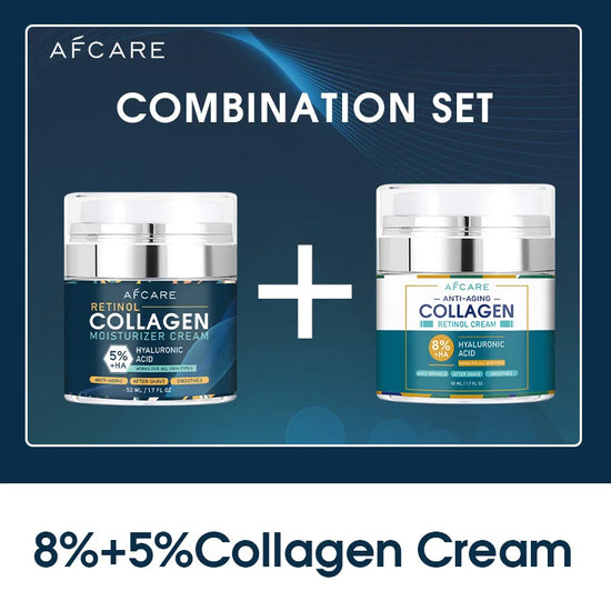 Moisturizing collagen and retinol cream
