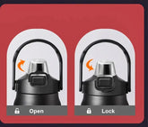 Outdoor Portable Stainless Steel Thermal Mug Tumbler Vacuum Flasks Cold and Hot Sports Water Bottle with Straw Momentum