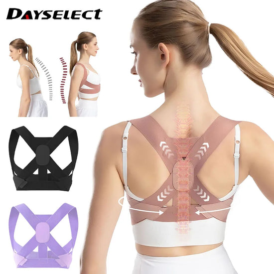 Posture corrector brace for back support