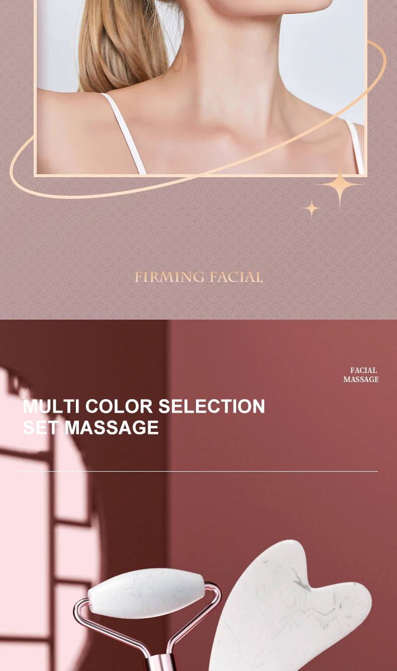 Roller for Face Neck Eye Resin Facial Massage Instrument Health Care Scraping Board Muscle Beauty Skincare Tools