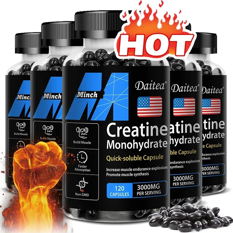 Pure Creatine Monohydrate Capsules