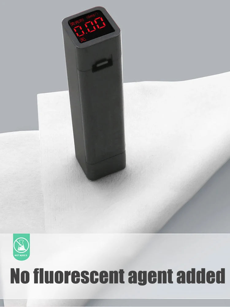 100PCS Natural Disposable Face Towel Travel Facial Cleansing Wet And Dry Makeup Remover Pearl Cotton Soft Makeup Nonwoven Towel