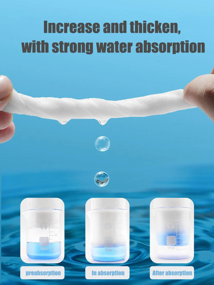 100PCS Natural Disposable Face Towel Travel Facial Cleansing Wet And Dry Makeup Remover Pearl Cotton Soft Makeup Nonwoven Towel