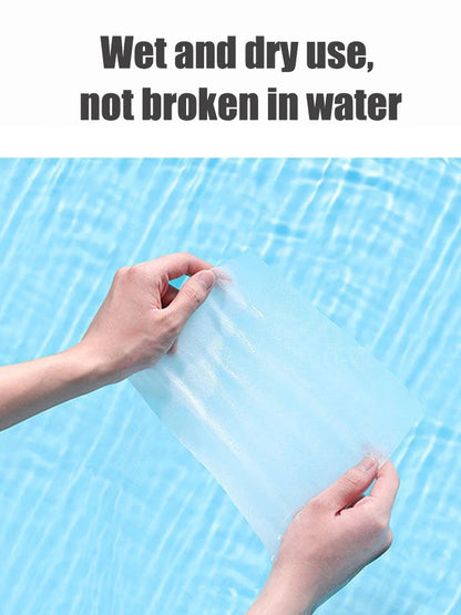 100PCS Natural Disposable Face Towel Travel Facial Cleansing Wet And Dry Makeup Remover Pearl Cotton Soft Makeup Nonwoven Towel